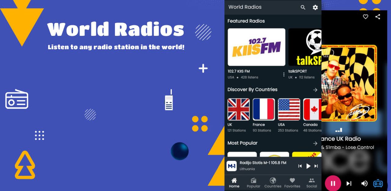 World Radios app